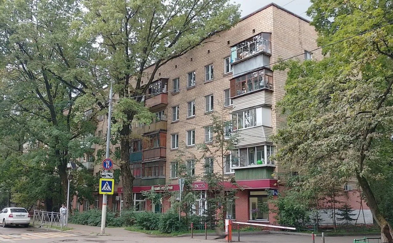 фасад дома, здание по адресу Московская обл, г Химки, ул Кирова, д 16/10